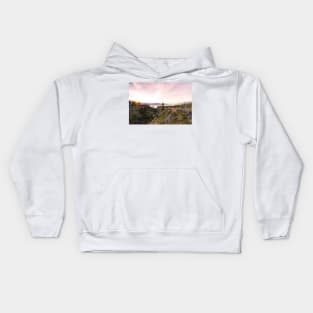 Okanagan Valley Sunset View from McCulloch Trestle Kids Hoodie